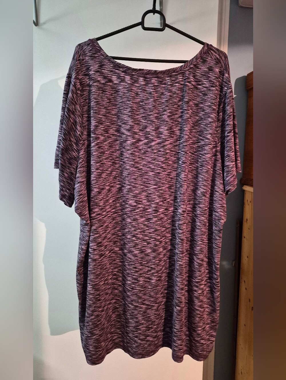 Penningtons Activ Zone Purple Short Sleeve Top Size 5X